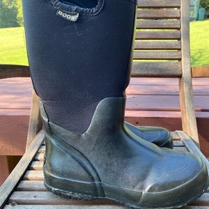 Bogs Winter Rain Boots, size 8, Black